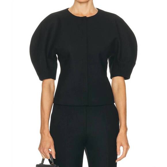 NEW GABRIELA HEARST waverly top in black